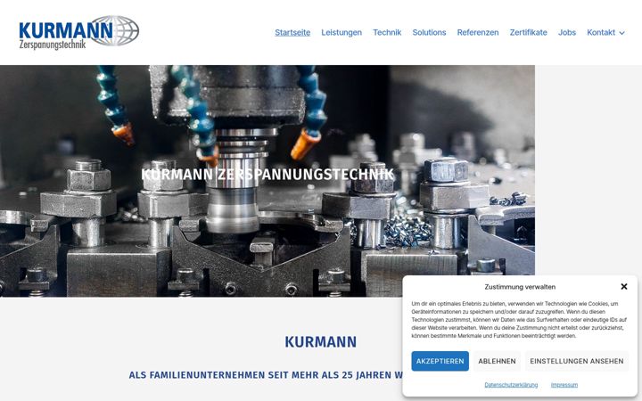 Screenshot of kurmann.de