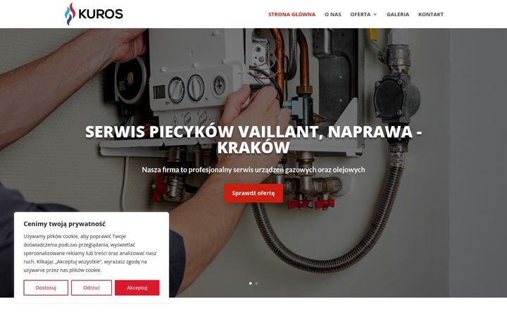 Screenshot of kuros-serwis.pl