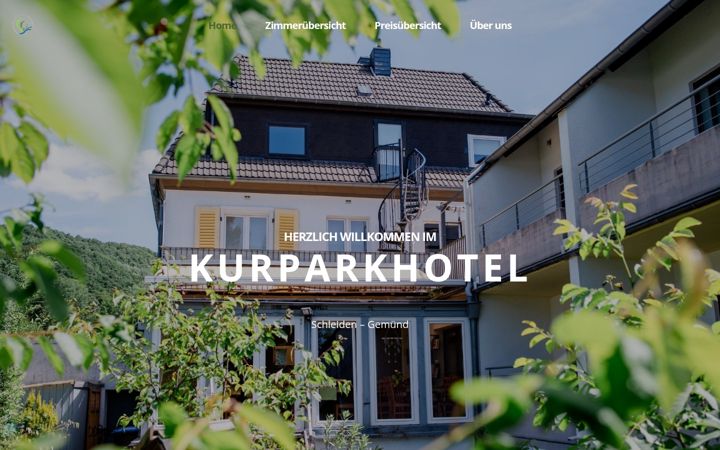 Screenshot of kurparkhotel-schleiden.de