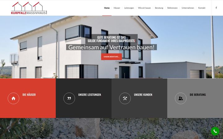Screenshot of kurpfalz-massivhaus.de
