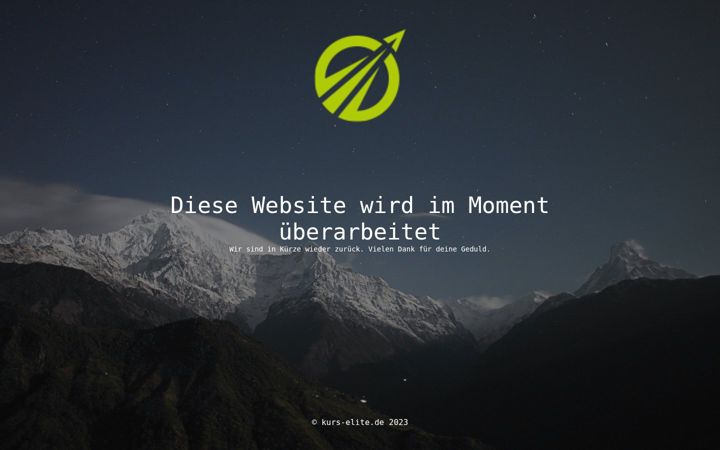 Screenshot of kurs-elite.de