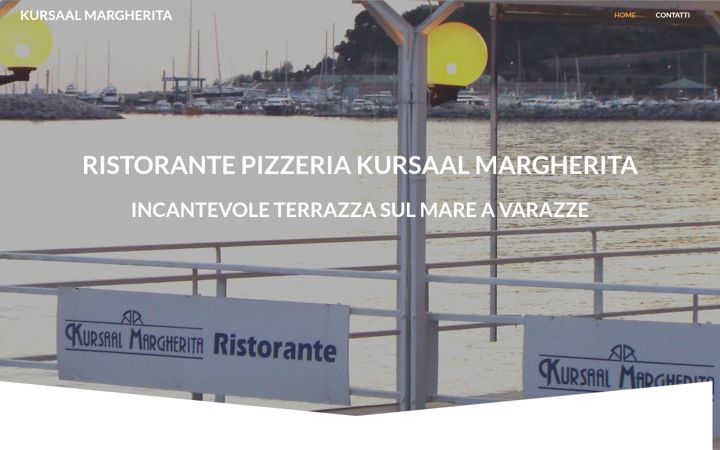 Screenshot of kursaalmargherita.it