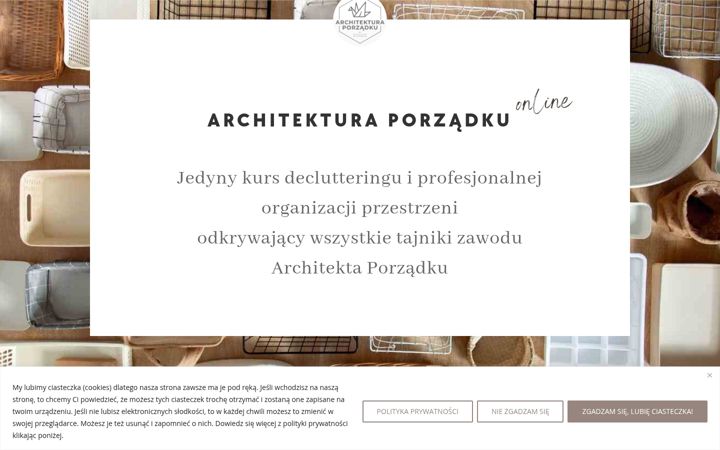 Screenshot of kursdecluttering.pl