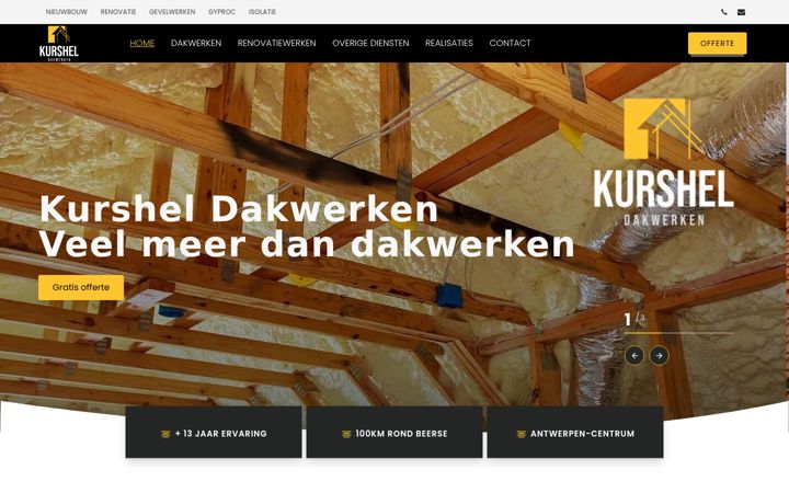 Screenshot of kursheldakwerken.be