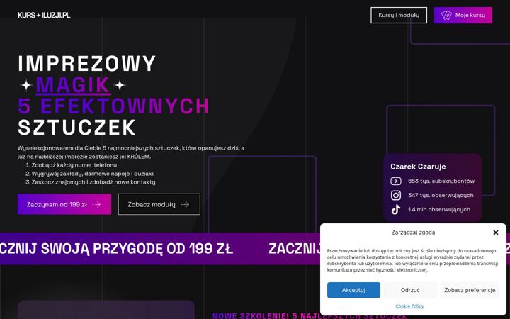 Képernyőkép: kursiluzji.pl