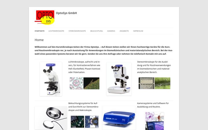 Screenshot of kursmikroskope.eu