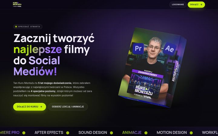 Screenshot of kursmontazu.pl