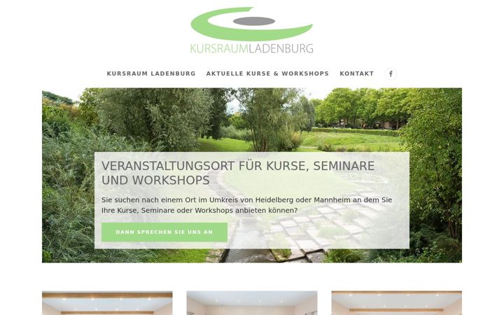 Screenshot of kursraum-ladenburg.de