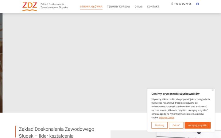 Screenshot of kursyslupsk.pl