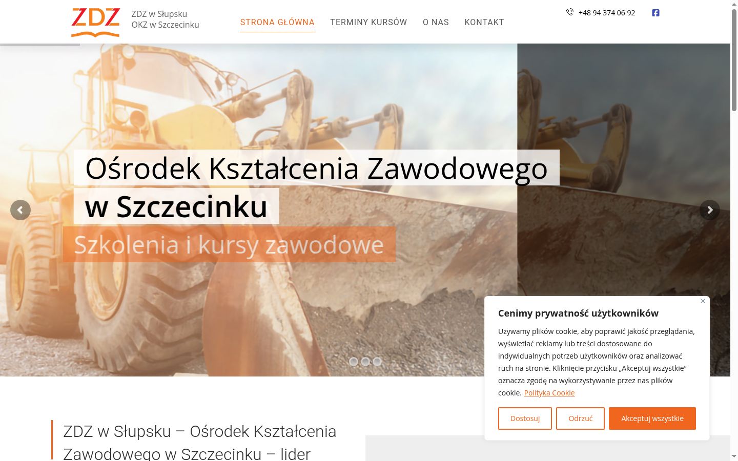 Screenshot des Einwilligungsbanners vor jeglicher Interaktion