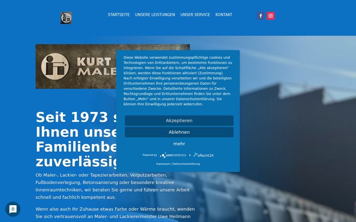 Screenshot of kurt-heilmann.de