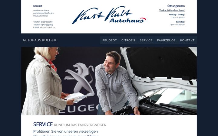Screenshot of kurt-kult.de