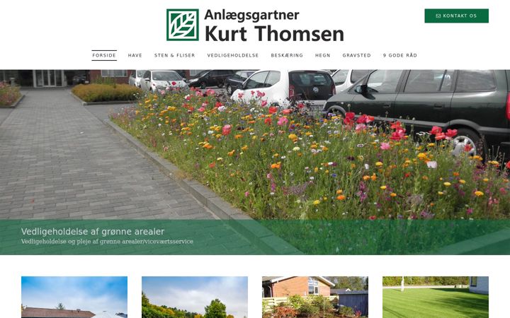 Screenshot of kurt-thomsen.dk