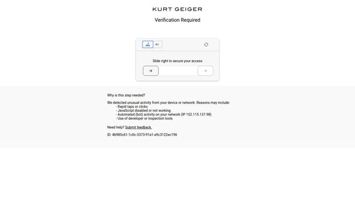 Screenshot of kurtgeiger.us