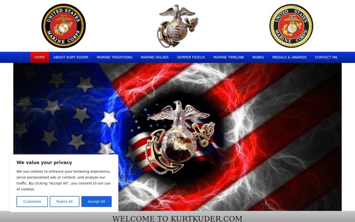 Screenshot of kurtkuder.com