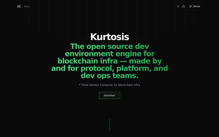 Screenshot of kurtosis.com