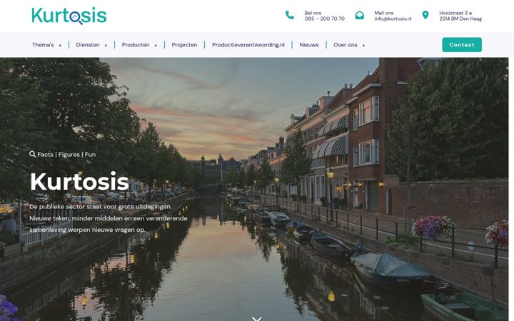 Screenshot of kurtosis.nl