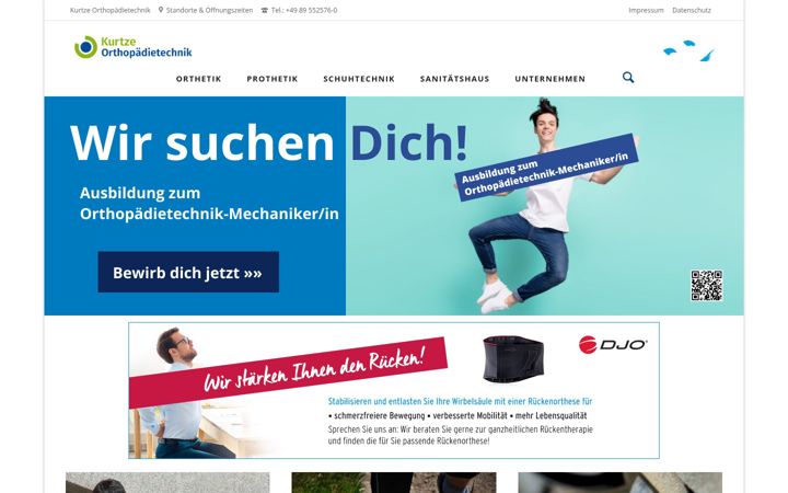Screenshot of kurtze.de