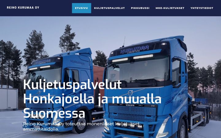 Screenshot of kurumaa.fi