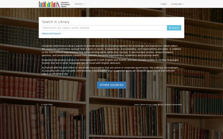 Screenshot of kurumsalyonetimkutuphanesi.com