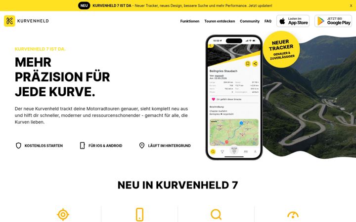 Screenshot of kurvenheld.de