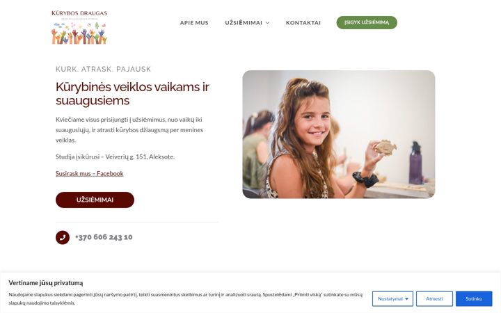 Screenshot of kurybosdraugas.lt
