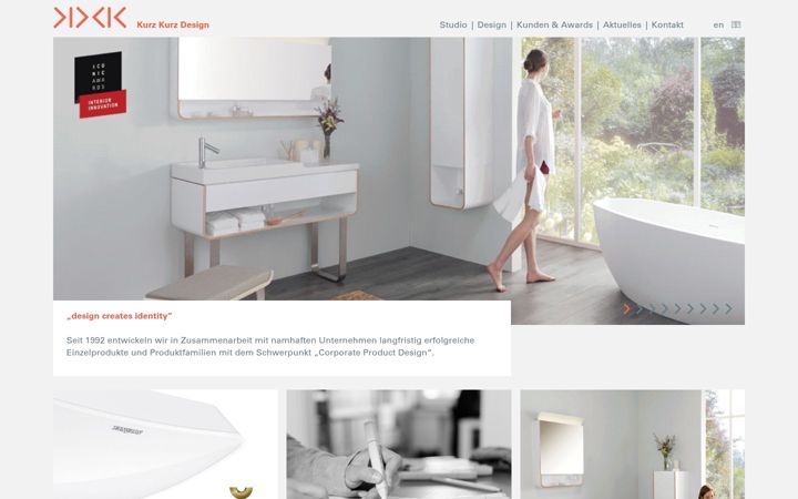 Screenshot of kurz-kurz-design.com