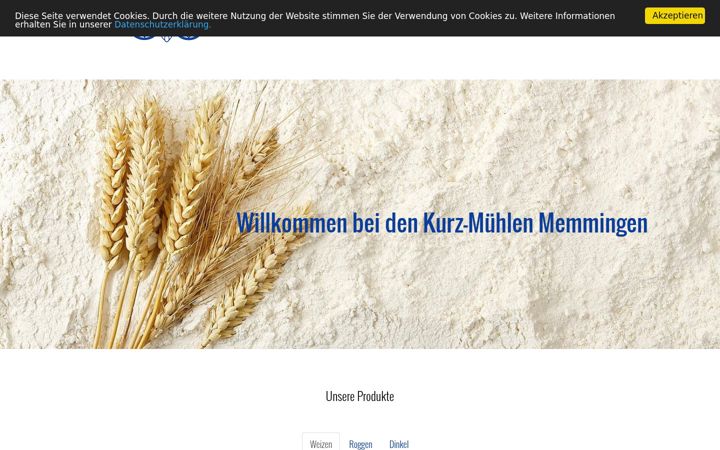 Screenshot of kurz-muehlen.de
