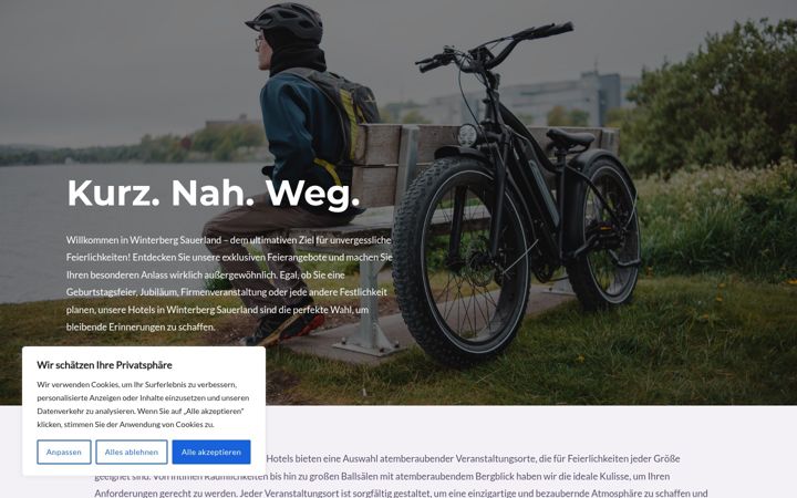 Screenshot of kurz-nah-weg.info
