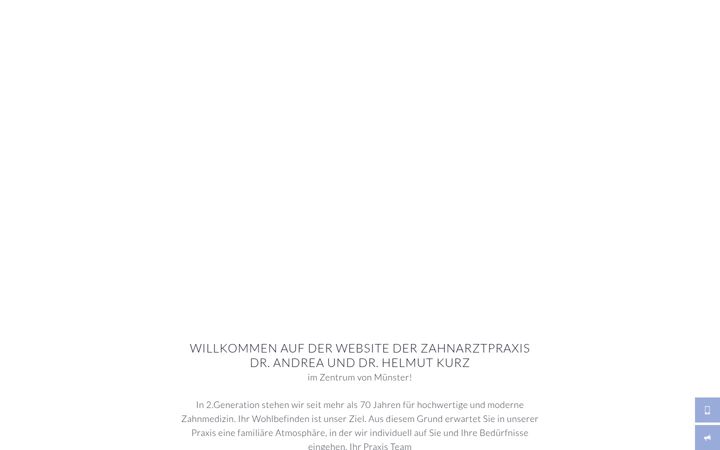 Screenshot ta' kurz-zahnmedizin.de