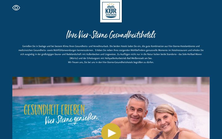 Screenshot of kurzentren-deutschland.de