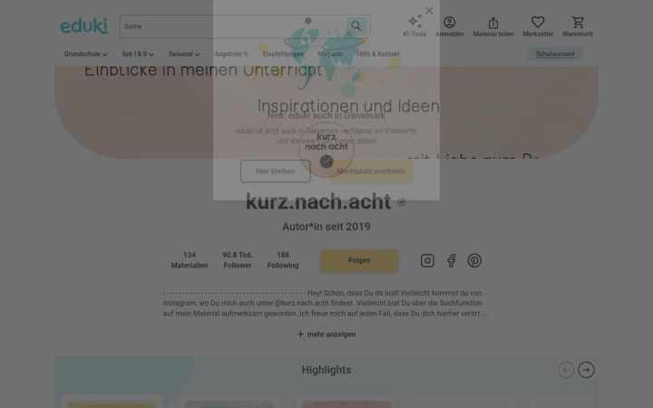 Screenshot of kurznachacht.de