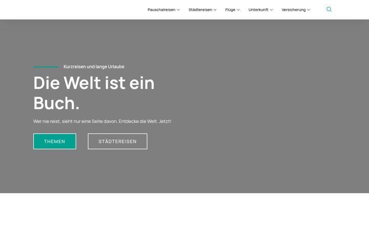 Screenshot of kurzreisefieber.com