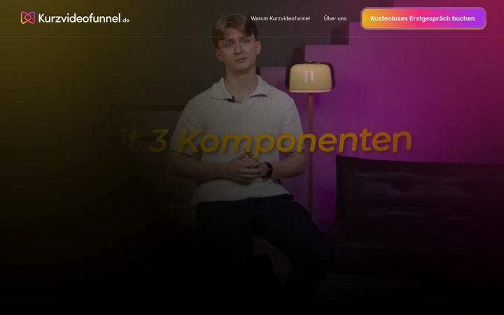 Screenshot of kurzvideofunnel.de