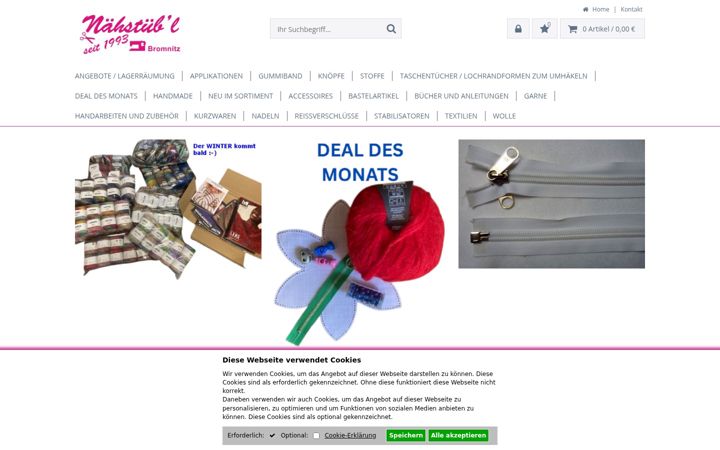 Screenshot of kurzwaren-profi.de