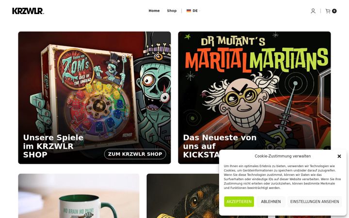 Screenshot of kurzweiler.com
