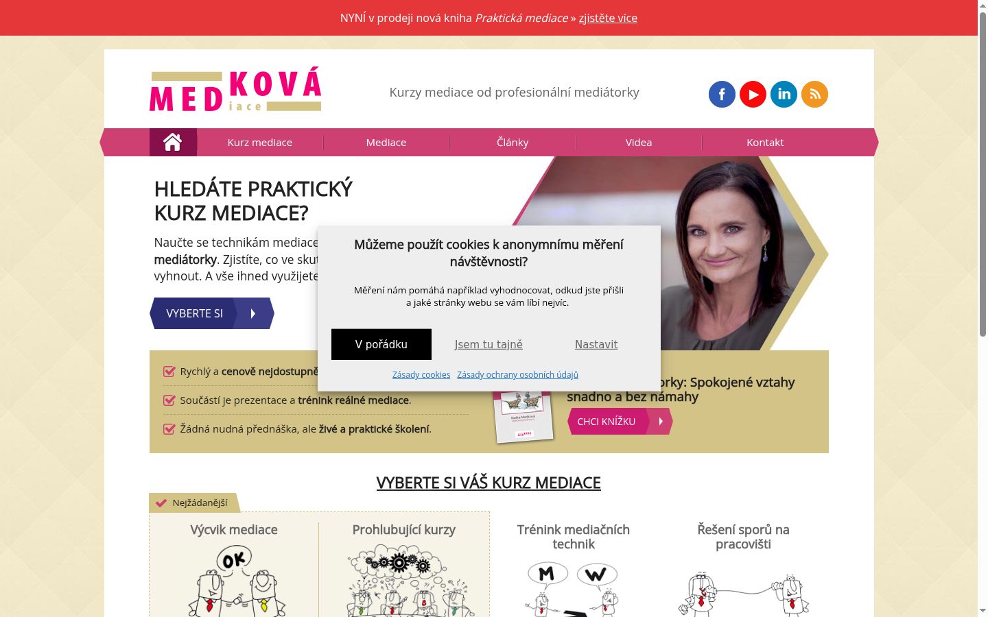 Captura de ecrã do banner de consentimento apresentado antes de qualquer interação