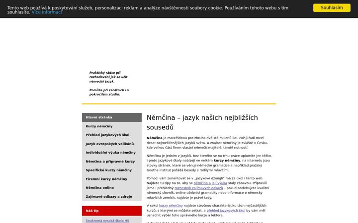 Screenshot of kurzynemciny.info