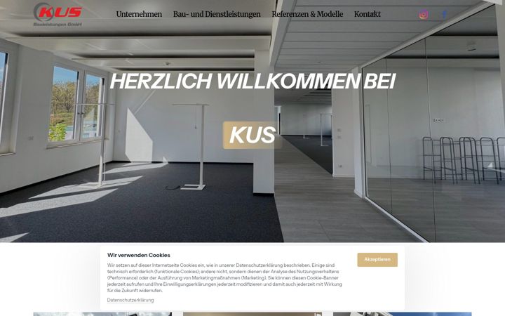 Screenshot of kus-bauleistungen.de
