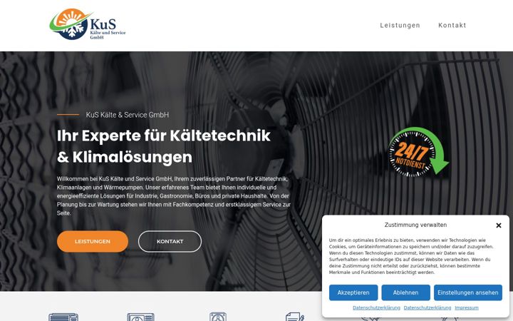 Screenshot of kus-kuehlt.de