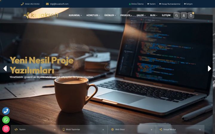 Screenshot of kusaksoft.com