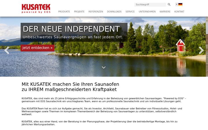 Screenshot of kusatek.de