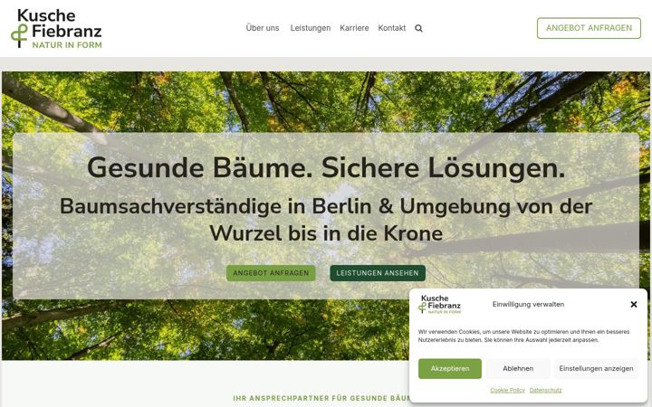 Screenshot of kusche-fiebranz.de