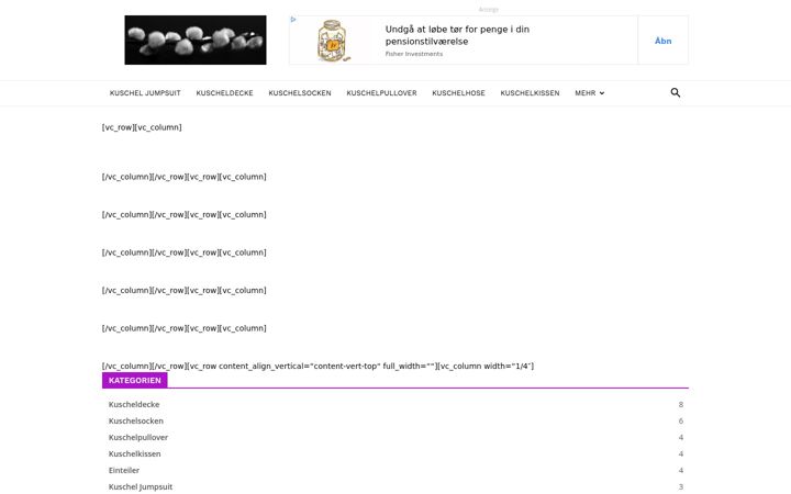 Screenshot of kuschel-kleidung.de