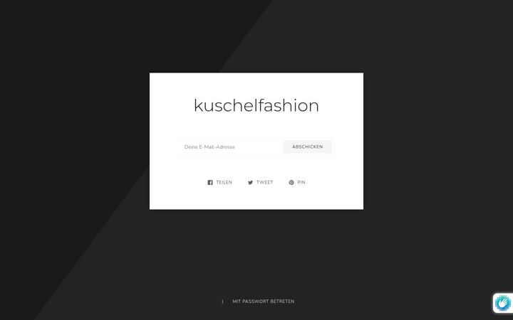Screenshot of kuschelfashion.de