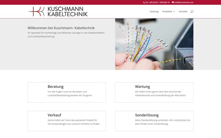 Screenshot of kuschmann.net