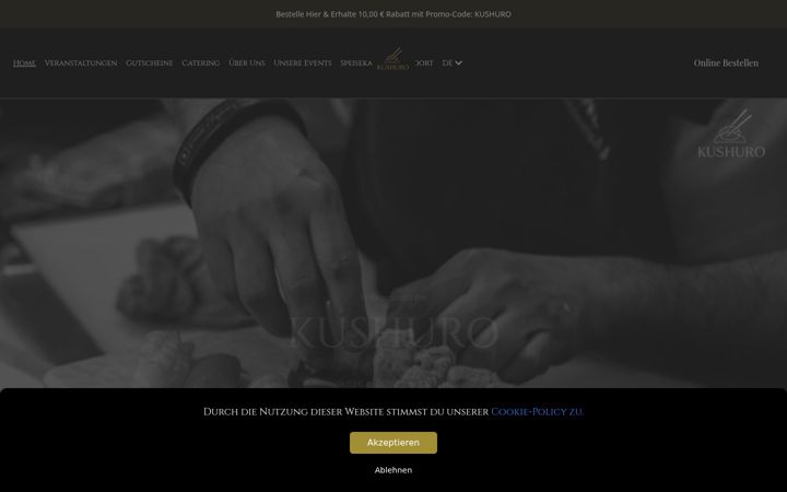 Screenshot of kushuro.com