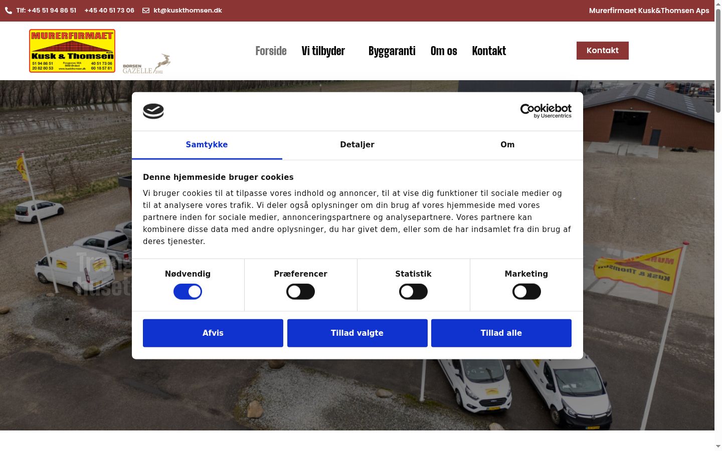 Zrzut ekranu banera zgody wyświetlanego przed jakąkolwiek interakcją