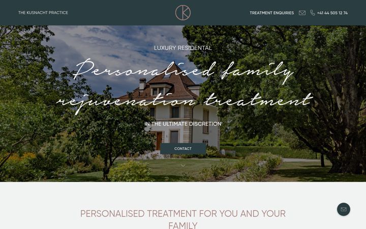 Skjermbilde av kusnachtpractice-familytherapy.com