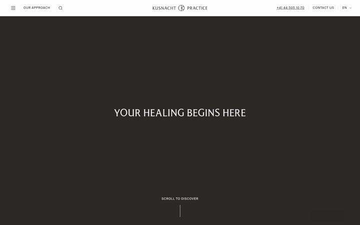 Screenshot of kusnachtpractice.com